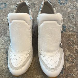 Geox Nydame white leather sneakers sz 7